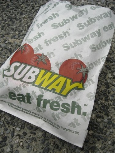 SUBWAY的鮪魚潛艇堡好吃!