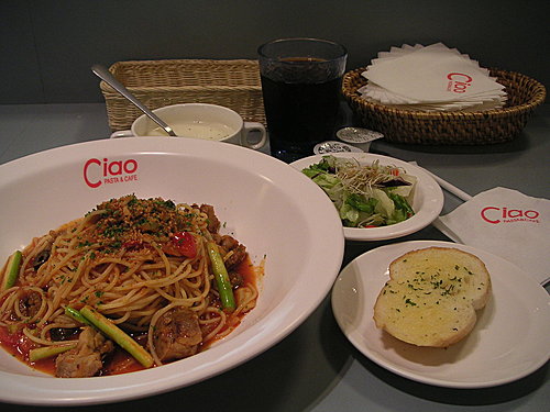 美食街便宜又大碗的Ciao PASTA&CAFE義大利餐廳