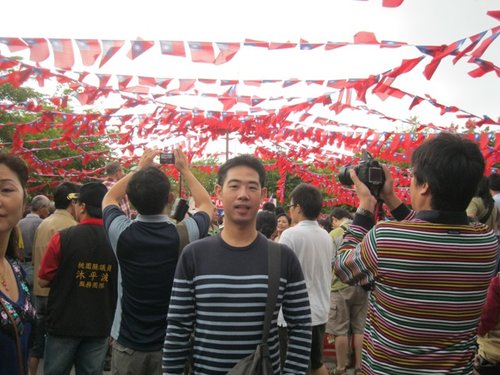 雙十國慶中壢市黎明公園升旗去!