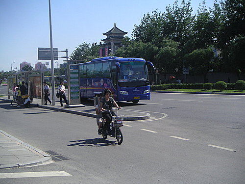 在北京所搭到的廈門金龍旅遊車