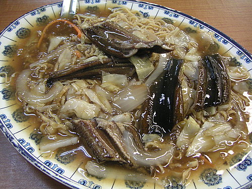 高雄六合夜市炒鱔魚意麵