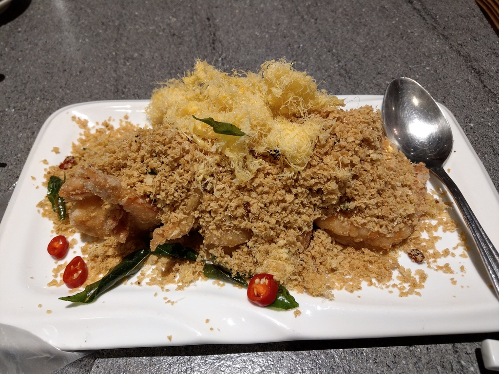 麥片蝦 - 新加坡美食