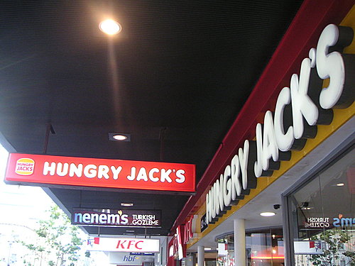 澳洲HUNGRY  JACK,S速食店