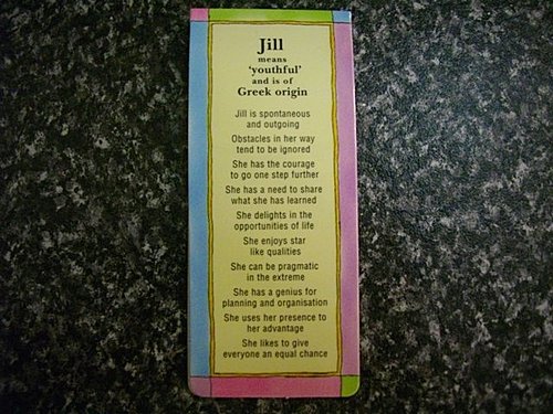 我在南澳首府阿得雷德德國村買的Jill書籤