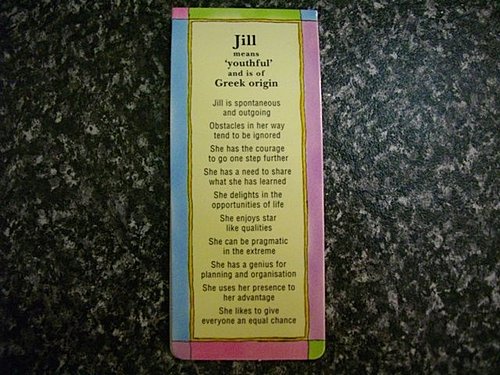我在南澳首府阿得雷德德國村買的Jill書籤
